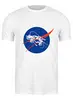 Заказать мужскую футболку в Москве. Футболка классическая Rocket League от Nos  - готовые дизайны и нанесение принтов.