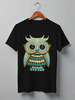 Заказать мужскую футболку в Москве. Футболка классическая Сова (Owl) от nadegda - готовые дизайны и нанесение принтов.
