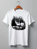 Заказать мужскую футболку в Москве. Футболка классическая Fox Here от oneredfoxstore@gmail.com - готовые дизайны и нанесение принтов.