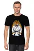 Заказать мужскую футболку в Москве. Футболка классическая Тигр Каратист от acidhouses - готовые дизайны и нанесение принтов.