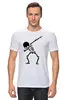 Заказать мужскую футболку в Москве. Футболка классическая Скелет Танцует Дэб от MariYang  - готовые дизайны и нанесение принтов.