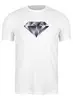 Заказать мужскую футболку в Москве. Футболка классическая алмаз от Mari_M - готовые дизайны и нанесение принтов.