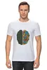 Заказать мужскую футболку в Москве. Футболка классическая Brain от YellowCloverShop - готовые дизайны и нанесение принтов.