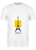 Заказать мужскую футболку в Москве. Футболка классическая Париж от Александр  - готовые дизайны и нанесение принтов.