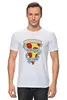 Заказать мужскую футболку в Москве. Футболка классическая Пицца Навсегда от coolmag - готовые дизайны и нанесение принтов.
