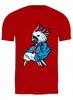 Заказать мужскую футболку в Москве. Футболка классическая Деловой попугай от T-shirt print  - готовые дизайны и нанесение принтов.