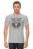 Заказать мужскую футболку в Москве. Футболка классическая Owl Here от oneredfoxstore@gmail.com - готовые дизайны и нанесение принтов.