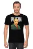 Заказать мужскую футболку в Москве. Футболка классическая Putin от Leichenwagen - готовые дизайны и нанесение принтов.