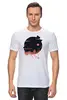Заказать мужскую футболку в Москве. Футболка классическая Fox Here от oneredfoxstore@gmail.com - готовые дизайны и нанесение принтов.