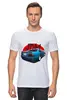 Заказать мужскую футболку в Москве. Футболка классическая Chaser JDM v1 от Артём Джейзетов - готовые дизайны и нанесение принтов.