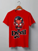Заказать мужскую футболку в Москве. Футболка классическая Devil Mask от balden - готовые дизайны и нанесение принтов.