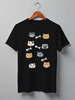 Заказать мужскую футболку в Москве. Футболка классическая Cats Here от oneredfoxstore@gmail.com - готовые дизайны и нанесение принтов.