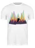 Заказать мужскую футболку в Москве. Футболка классическая Mountain Bike от oneredfoxstore@gmail.com - готовые дизайны и нанесение принтов.