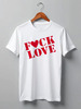 Заказать мужскую футболку в Москве. Футболка классическая F*ck Love от Александр Серебренников - готовые дизайны и нанесение принтов.
