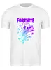Заказать мужскую футболку в Москве. Футболка классическая MARSHMELLO FORTNITE от geekbox - готовые дизайны и нанесение принтов.