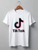 Заказать мужскую футболку в Москве. Футболка классическая TikTok от balden - готовые дизайны и нанесение принтов.