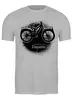 Заказать мужскую футболку в Москве. Футболка классическая Mountain Bike от oneredfoxstore@gmail.com - готовые дизайны и нанесение принтов.