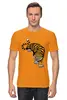 Заказать мужскую футболку в Москве. Футболка классическая Свирепый тигр от Ирина - готовые дизайны и нанесение принтов.