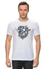 Заказать мужскую футболку в Москве. Футболка классическая Большая рыбка от T-shirt print  - готовые дизайны и нанесение принтов.