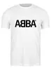 Заказать мужскую футболку в Москве. Футболка классическая Группа "ABBA" от Fedor - готовые дизайны и нанесение принтов.