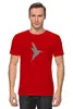 Заказать мужскую футболку в Москве. Футболка классическая Vector Bird от sosushkov@gmail.com - готовые дизайны и нанесение принтов.