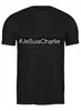 Заказать мужскую футболку в Москве. Футболка классическая JE SUIS CHARLIE от scienepor - готовые дизайны и нанесение принтов.