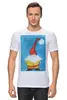 Заказать мужскую футболку в Москве. Футболка классическая Гном в красной шапке с помпоном. от Aidizaina  - готовые дизайны и нанесение принтов.