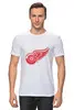 Заказать мужскую футболку в Москве. Футболка классическая Red Wings от BURNSHIRTS - готовые дизайны и нанесение принтов.
