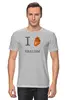 Заказать мужскую футболку в Москве. Футболка классическая I <3 realism от Andy Quarry - готовые дизайны и нанесение принтов.