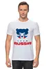 Заказать мужскую футболку в Москве. Футболка классическая Russia team от Easy-store - готовые дизайны и нанесение принтов.