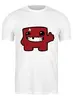 Заказать мужскую футболку в Москве. Футболка классическая Super Meat Boy от manhunt7 - готовые дизайны и нанесение принтов.