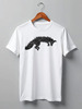 Заказать мужскую футболку в Москве. Футболка классическая Fox Here от oneredfoxstore@gmail.com - готовые дизайны и нанесение принтов.