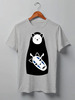Заказать мужскую футболку в Москве. Футболка классическая Cats Here от oneredfoxstore@gmail.com - готовые дизайны и нанесение принтов.