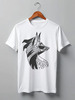 Заказать мужскую футболку в Москве. Футболка классическая Fox Here от oneredfoxstore@gmail.com - готовые дизайны и нанесение принтов.