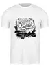Заказать мужскую футболку в Москве. Футболка классическая  Цветок от THE_NISE  - готовые дизайны и нанесение принтов.