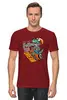 Заказать мужскую футболку в Москве. Футболка классическая Динозаврик  от T-shirt print  - готовые дизайны и нанесение принтов.