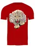 Заказать мужскую футболку в Москве. Футболка классическая Леопард от ПРИНТЫ ПЕЧАТЬ  - готовые дизайны и нанесение принтов.