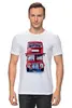 Заказать мужскую футболку в Москве. Футболка классическая London bus от kat_kat - готовые дизайны и нанесение принтов.