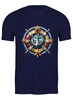 Заказать мужскую футболку в Москве. Футболка классическая Морской якорь от Vera D - готовые дизайны и нанесение принтов.