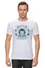 Заказать мужскую футболку в Москве. Футболка классическая Bear Here от oneredfoxstore@gmail.com - готовые дизайны и нанесение принтов.