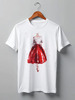 Заказать мужскую футболку в Москве. Футболка классическая Red skirt, red lips от Анна Терешина - готовые дизайны и нанесение принтов.
