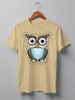 Заказать мужскую футболку в Москве. Футболка классическая Owl Here от oneredfoxstore@gmail.com - готовые дизайны и нанесение принтов.