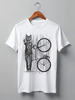 Заказать мужскую футболку в Москве. Футболка классическая Cat Punk Rider от oneredfoxstore@gmail.com - готовые дизайны и нанесение принтов.