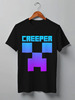 Заказать мужскую футболку в Москве. Футболка классическая MINECRAFT CREEPER от weeert - готовые дизайны и нанесение принтов.