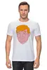 Заказать мужскую футболку в Москве. Футболка классическая Дональд Трамп  от mystylez - готовые дизайны и нанесение принтов.