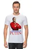 Заказать мужскую футболку в Москве. Футболка классическая Мr. President Putin от Leichenwagen - готовые дизайны и нанесение принтов.