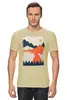 Заказать мужскую футболку в Москве. Футболка классическая Mountains and Bears от oneredfoxstore@gmail.com - готовые дизайны и нанесение принтов.