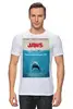 Заказать мужскую футболку в Москве. Футболка классическая Челюсти / Jaws от kino.printio.ru - готовые дизайны и нанесение принтов.