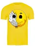 Заказать мужскую футболку в Москве. Футболка классическая Skull Smile от balden - готовые дизайны и нанесение принтов.