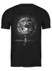 Заказать мужскую футболку в Москве. Футболка классическая Человек на луне от printik - готовые дизайны и нанесение принтов.